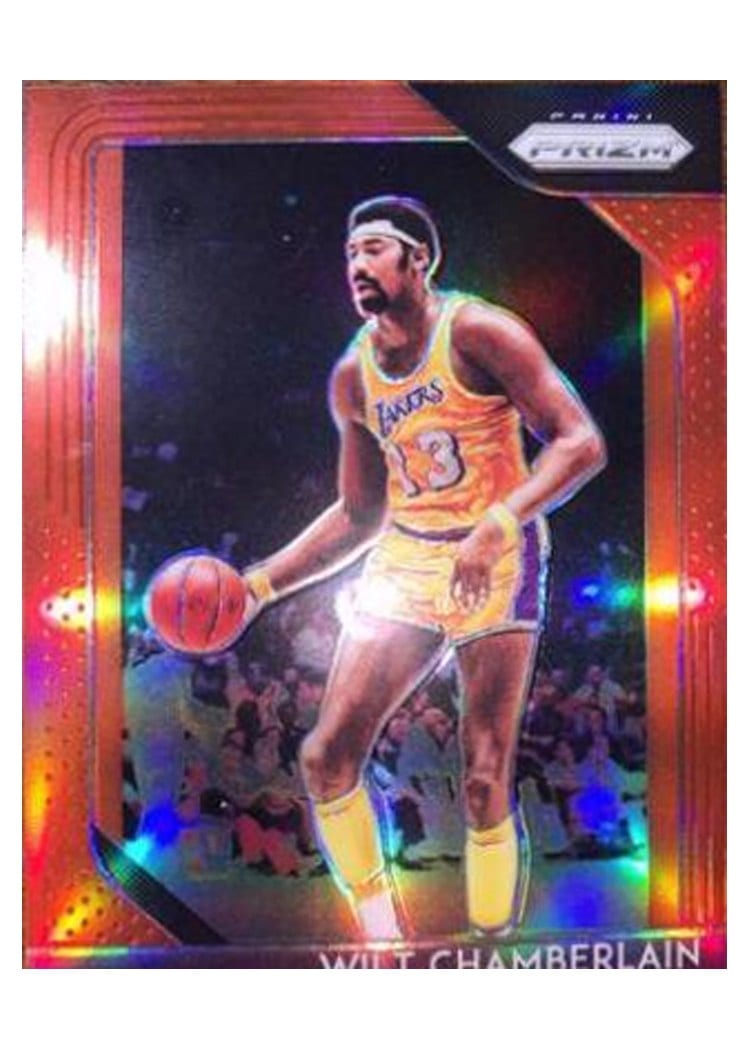 2018-19 Panini Prizm Base Set Wilt Chamberlain #205 card