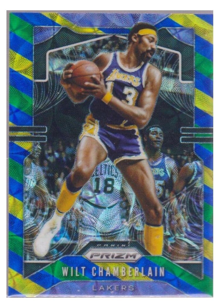 2019-20 Panini Prizm Base Set Wilt Chamberlain #18 card