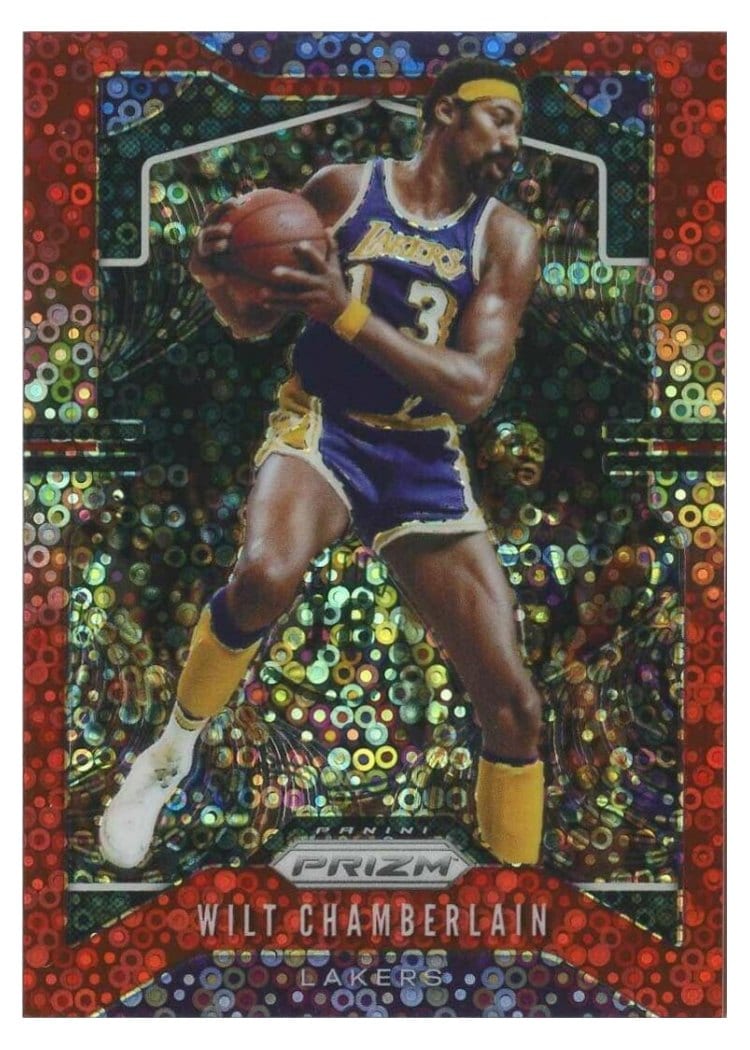 2019-20 Panini Prizm Base Set Wilt Chamberlain #18 card