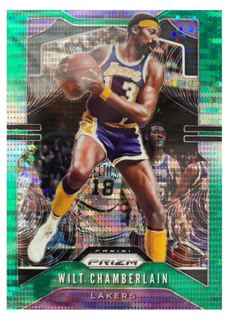 2019-20 Panini Prizm Base Set Wilt Chamberlain #18 card