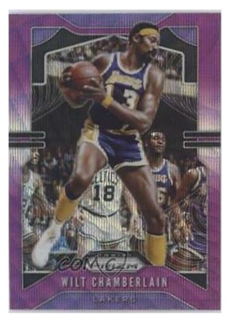 2019-20 Panini Prizm Base Set Wilt Chamberlain #18 card