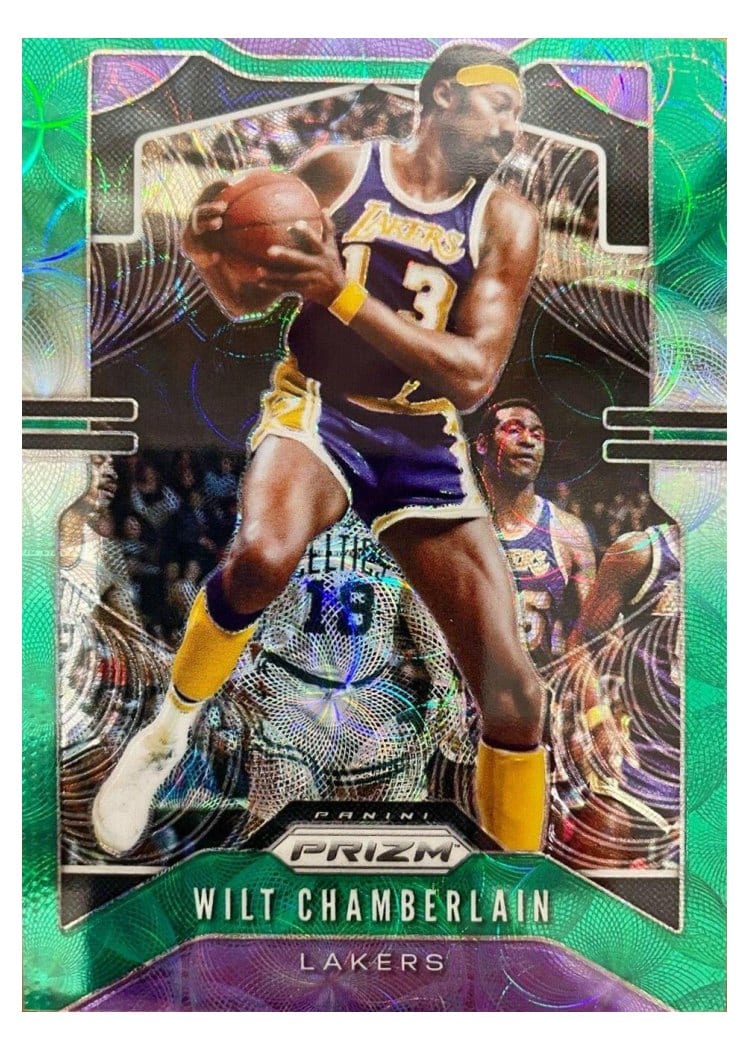 2019-20 Panini Prizm Base Set Wilt Chamberlain #18 card