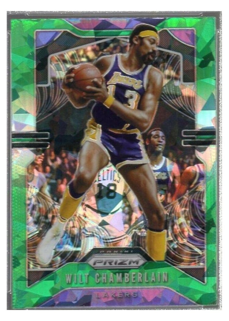 2019-20 Panini Prizm Base Set Wilt Chamberlain #18 card
