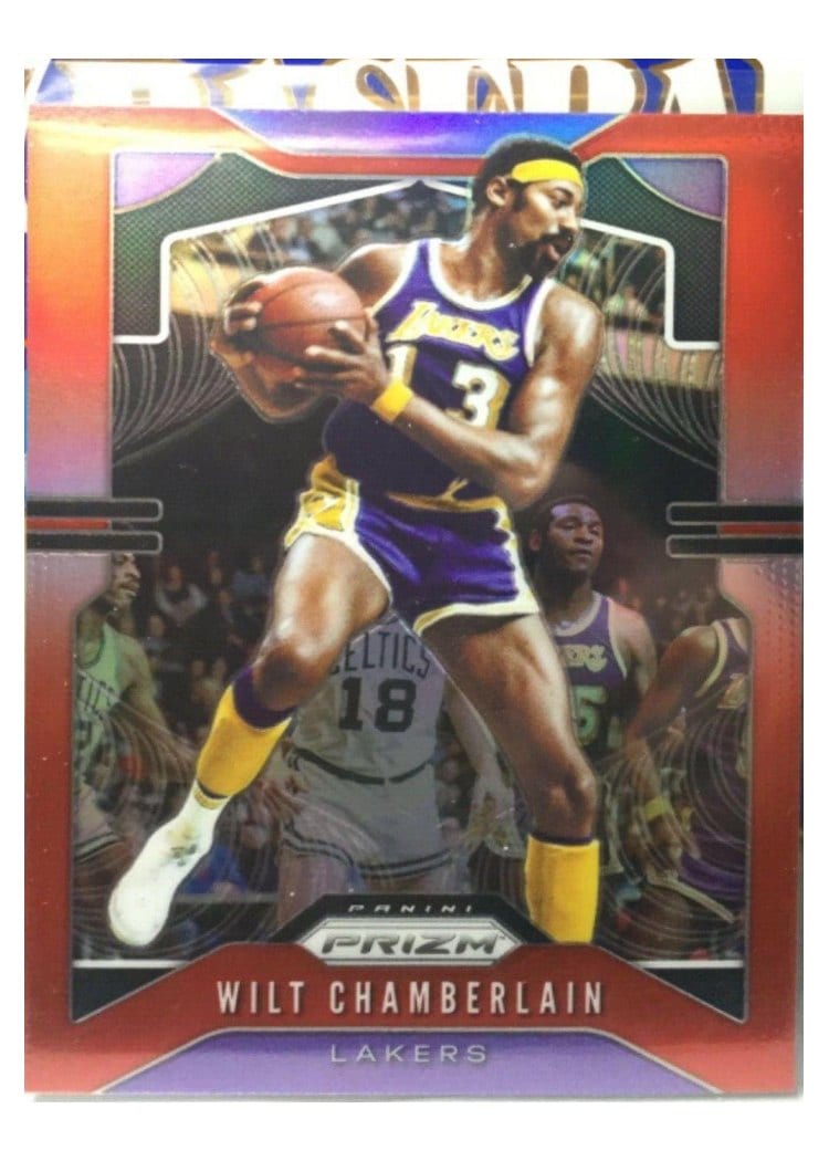2019-20 Panini Prizm Base Set Wilt Chamberlain #18 card