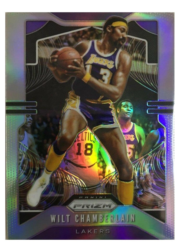 2019-20 Panini Prizm Base Set Wilt Chamberlain #18 card