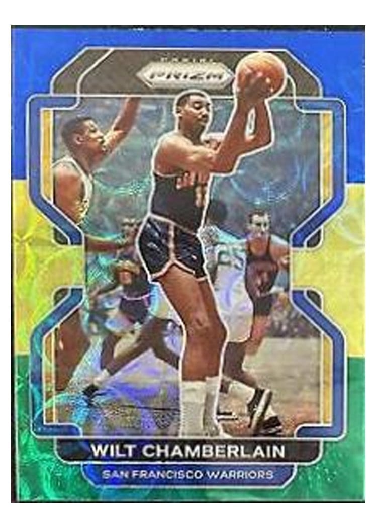 2021-22 Panini Prizm Base Set Wilt Chamberlain #260 card