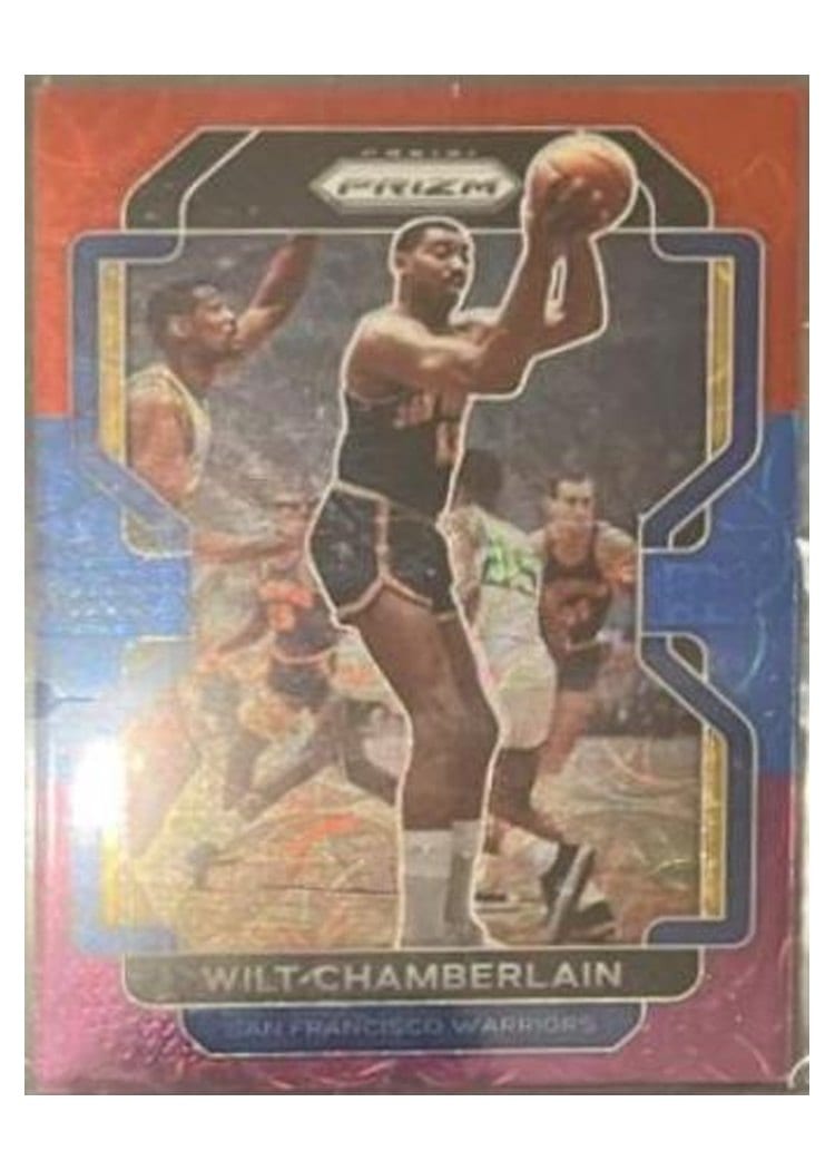 2021-22 Panini Prizm Base Set Wilt Chamberlain #260 card