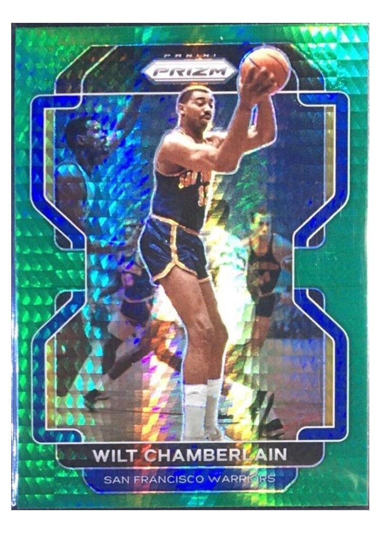 2021-22 Panini Prizm Base Set Wilt Chamberlain #260 card