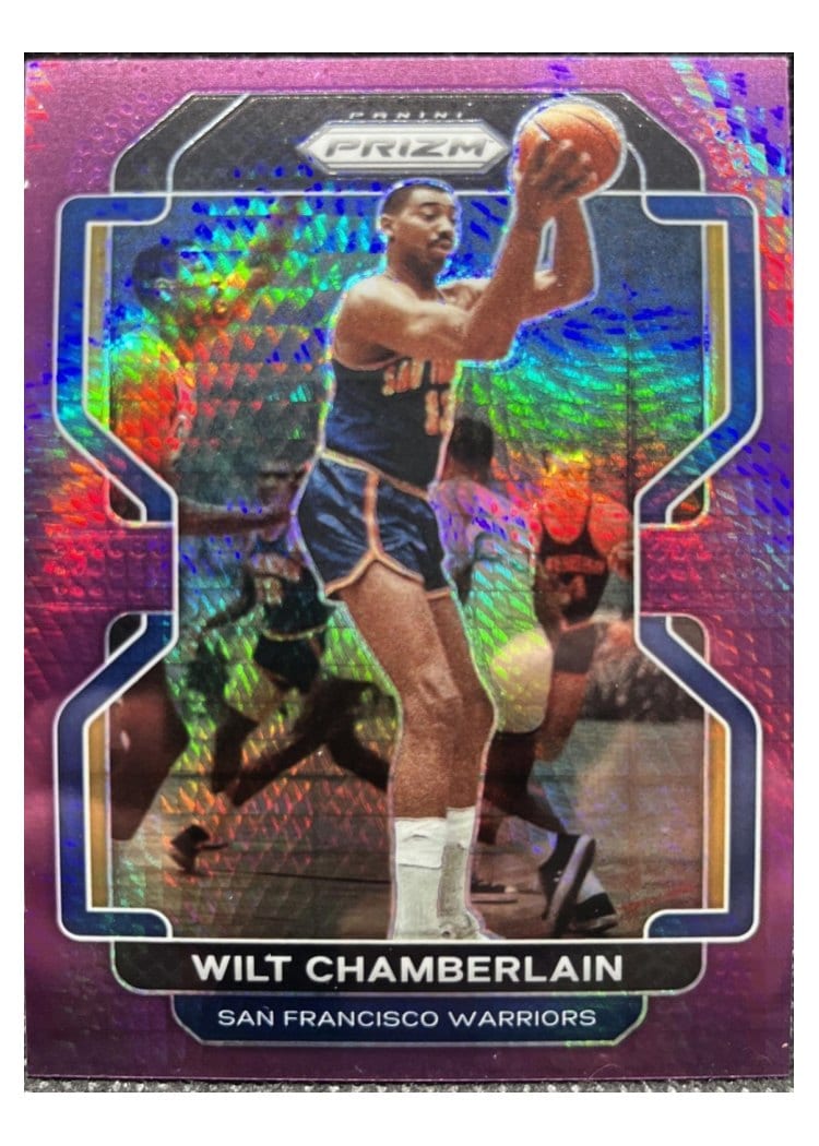 2021-22 Panini Prizm Base Set Wilt Chamberlain #260 card