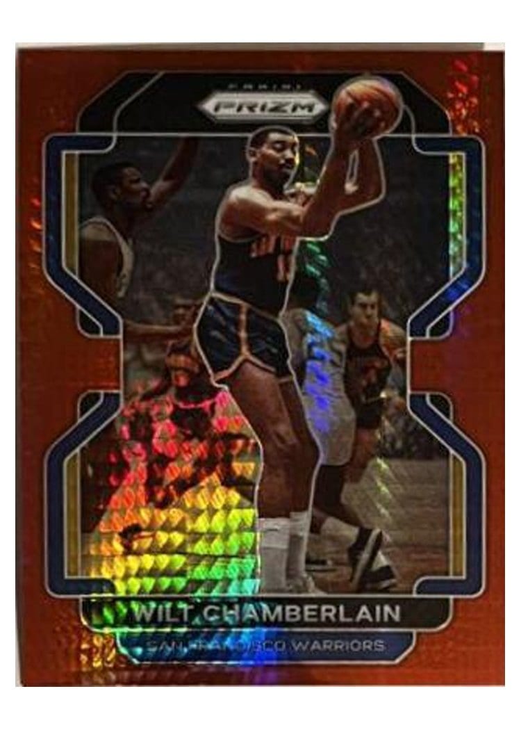 2021-22 Panini Prizm Base Set Wilt Chamberlain #260 card