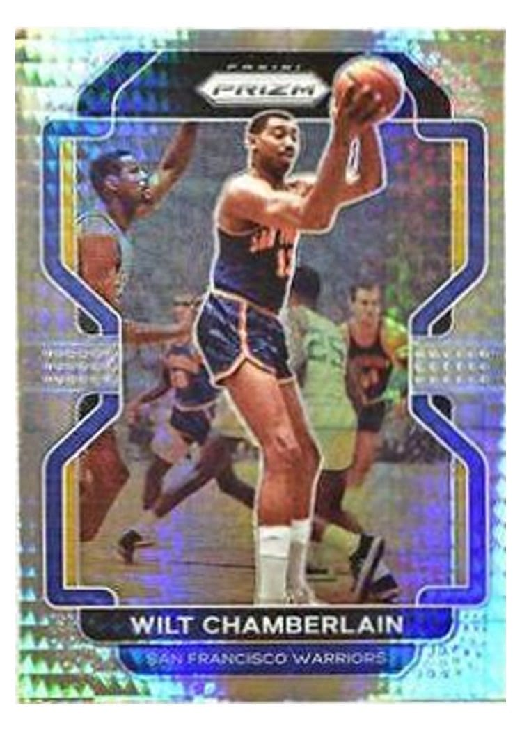 2021-22 Panini Prizm Base Set Wilt Chamberlain #260 card