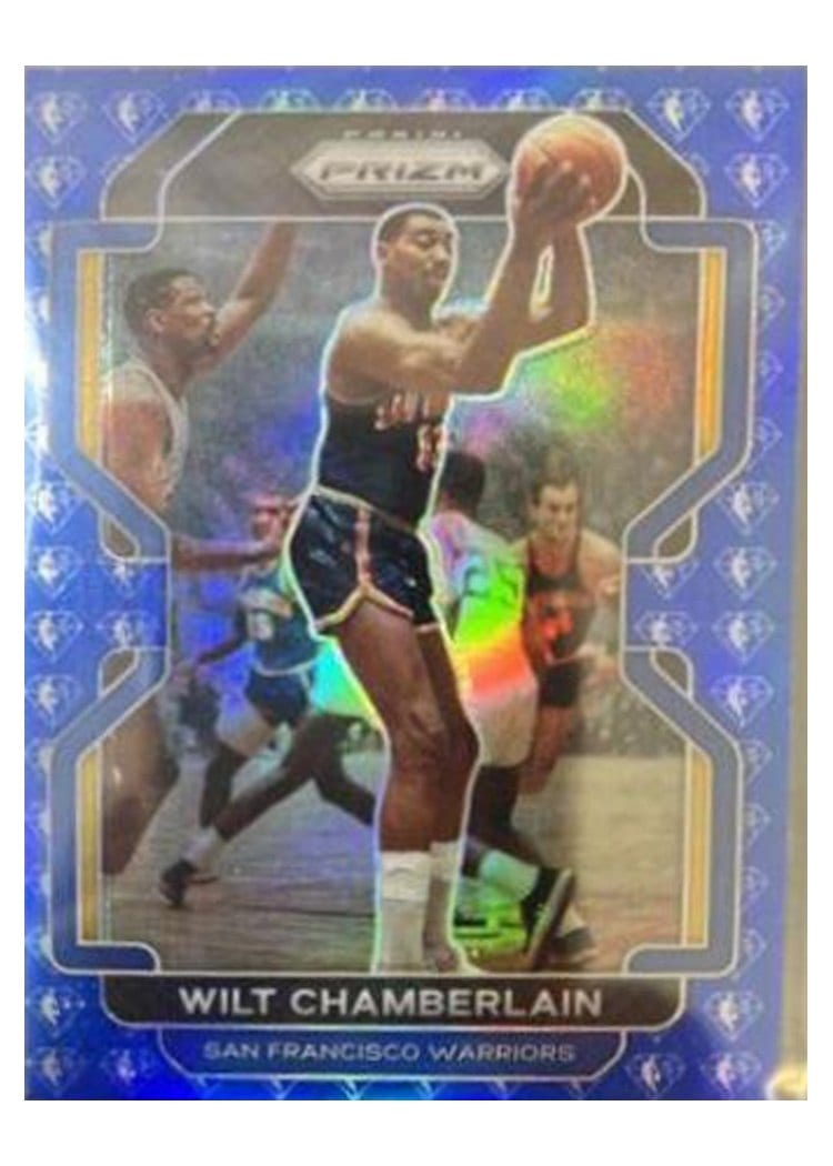 2021-22 Panini Prizm Base Set Wilt Chamberlain #260 card