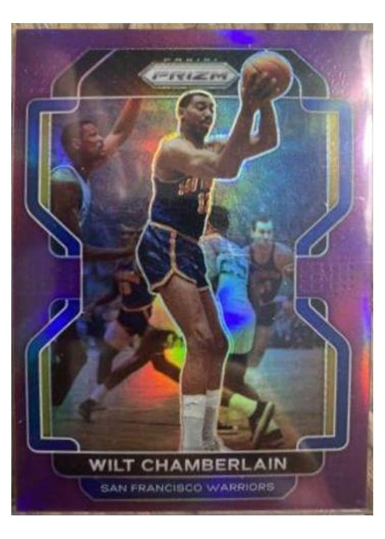2021-22 Panini Prizm Base Set Wilt Chamberlain #260 card
