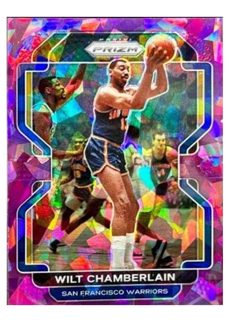 2021-22 Panini Prizm Base Set Wilt Chamberlain #260 card