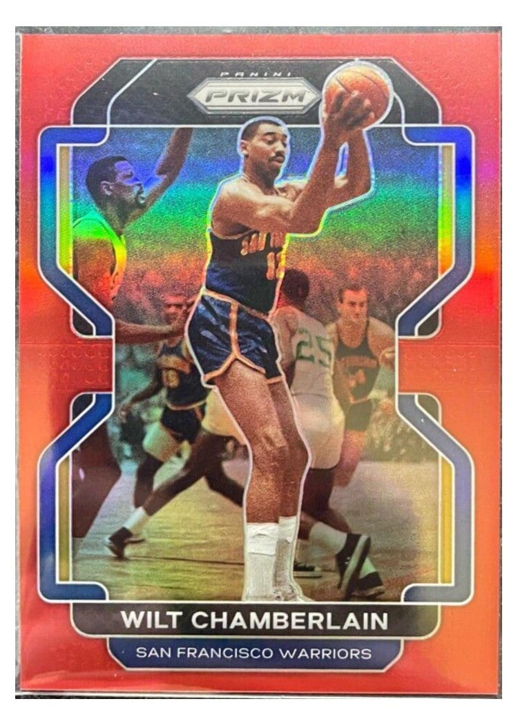 2021-22 Panini Prizm Base Set Wilt Chamberlain #260 card