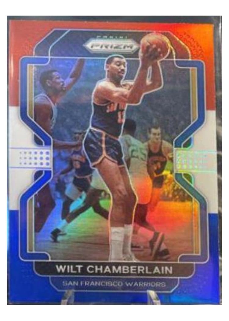 2021-22 Panini Prizm Base Set Wilt Chamberlain #260 card