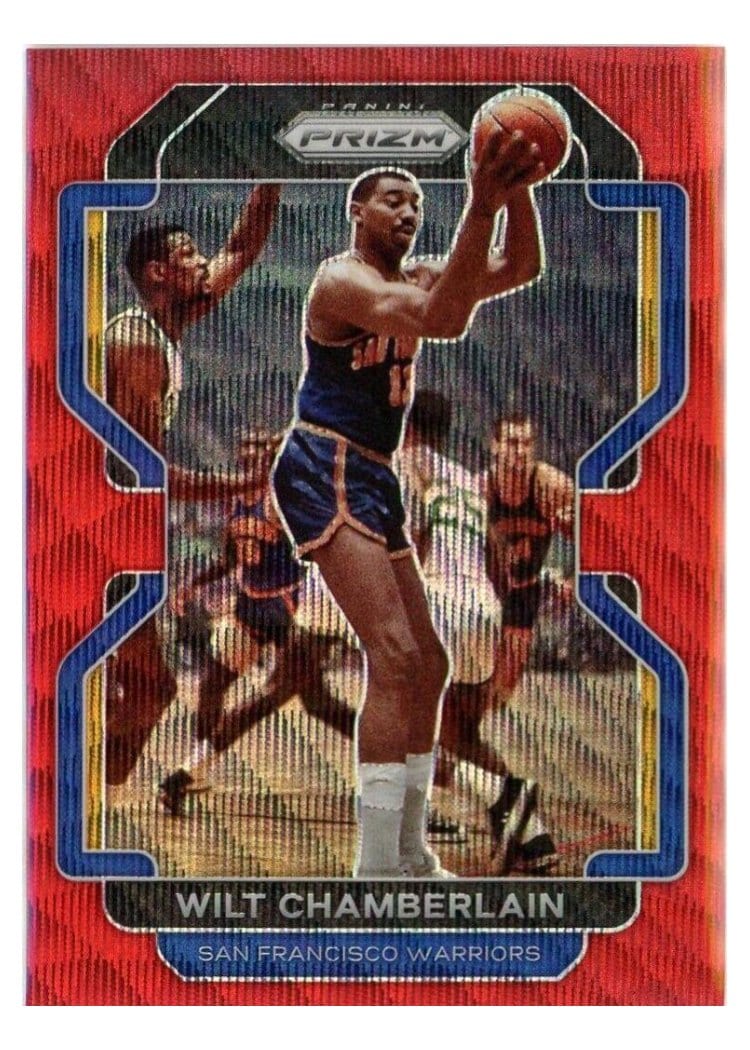 2021-22 Panini Prizm Base Set Wilt Chamberlain #260 card