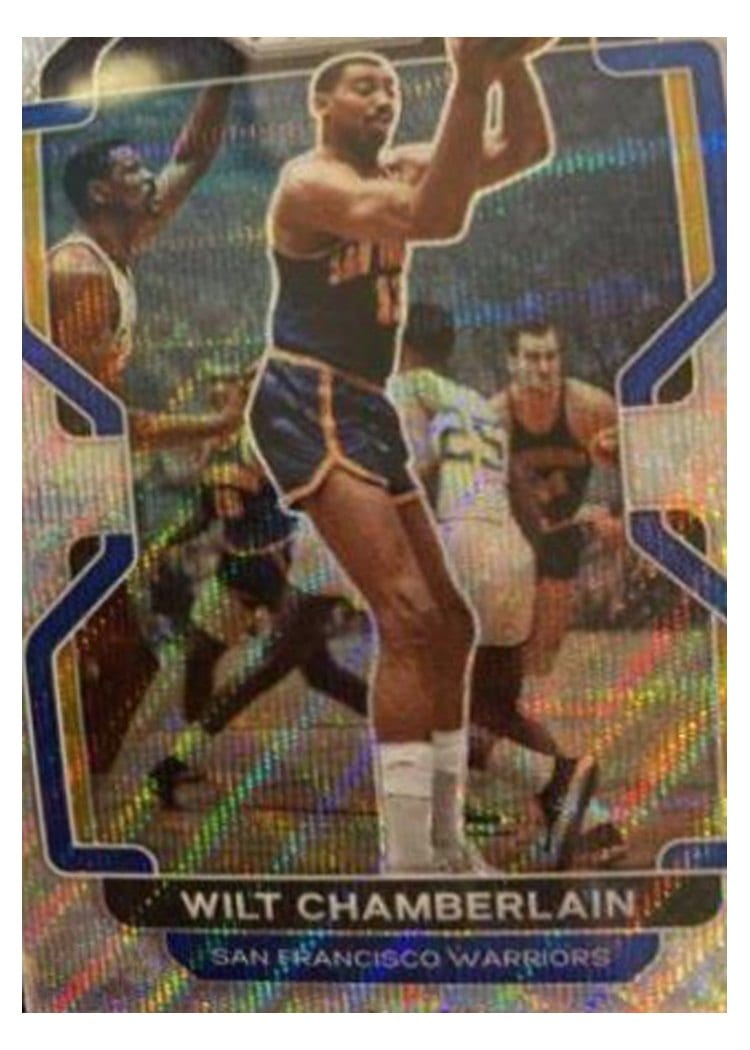 2021-22 Panini Prizm Base Set Wilt Chamberlain #260 card