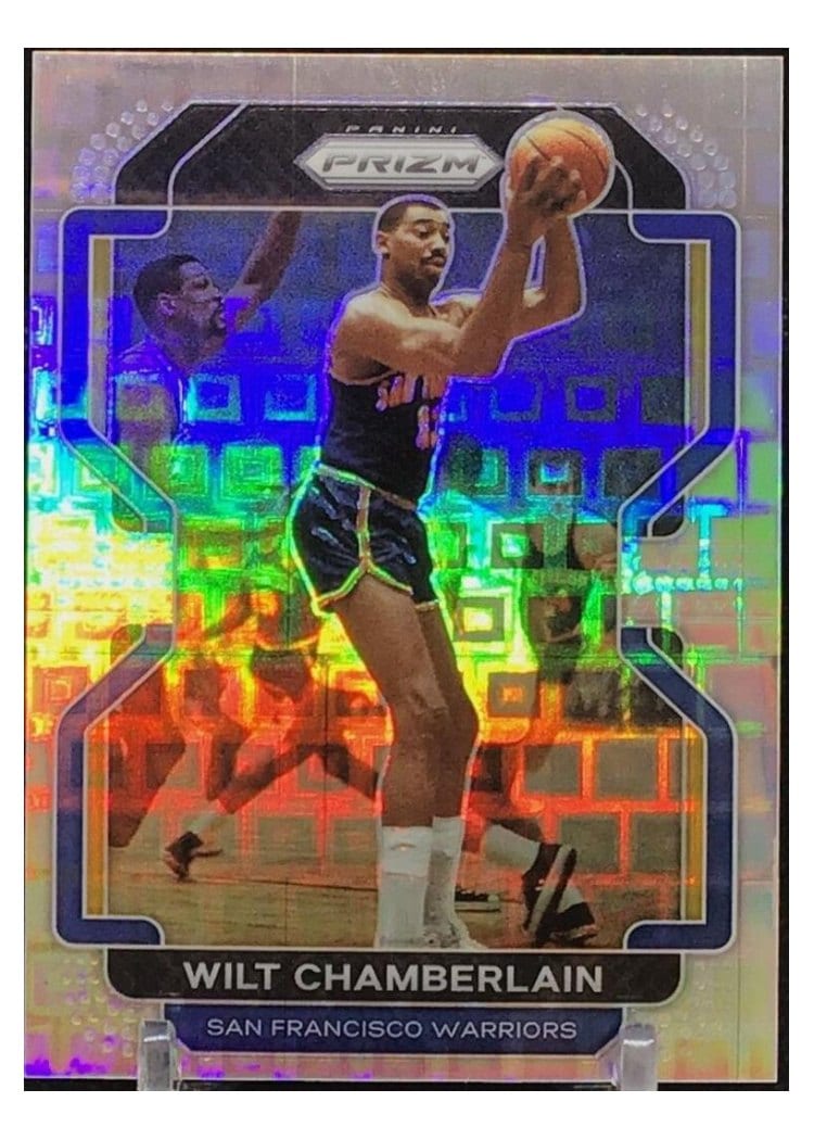 2021-22 Panini Prizm Base Set Wilt Chamberlain #260 card