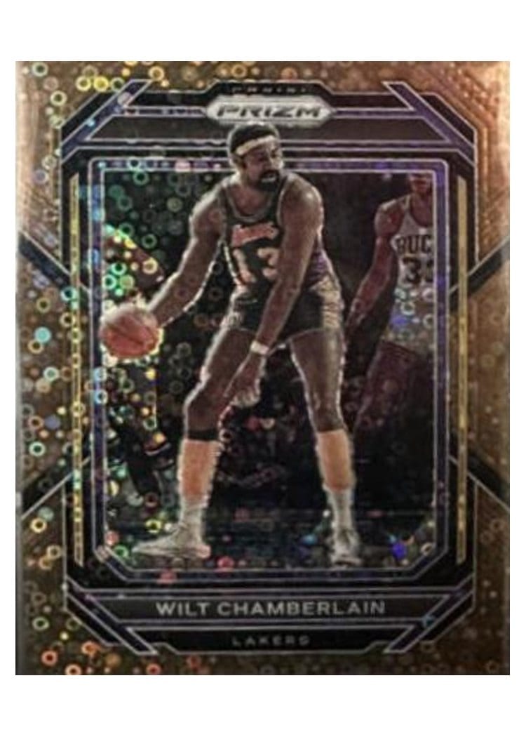 2022-23 Panini Prizm Base Set Wilt Chamberlain Fast Break Bronze Prizm #285 card
