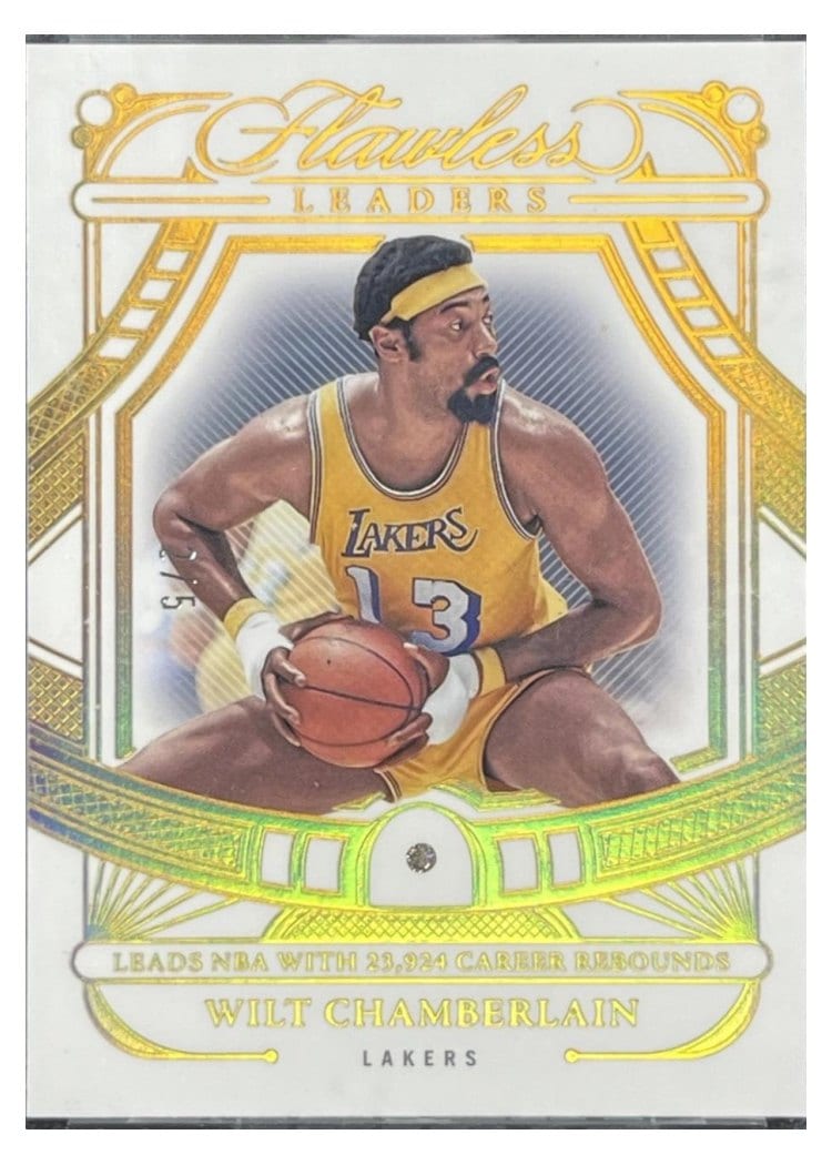2023-24 Panini Flawless Flawless Leaders Wilt Chamberlain #165 card