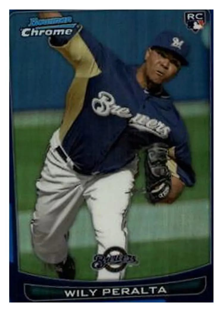 2012 Bowman Chrome Draft Wily Peralta #48 card