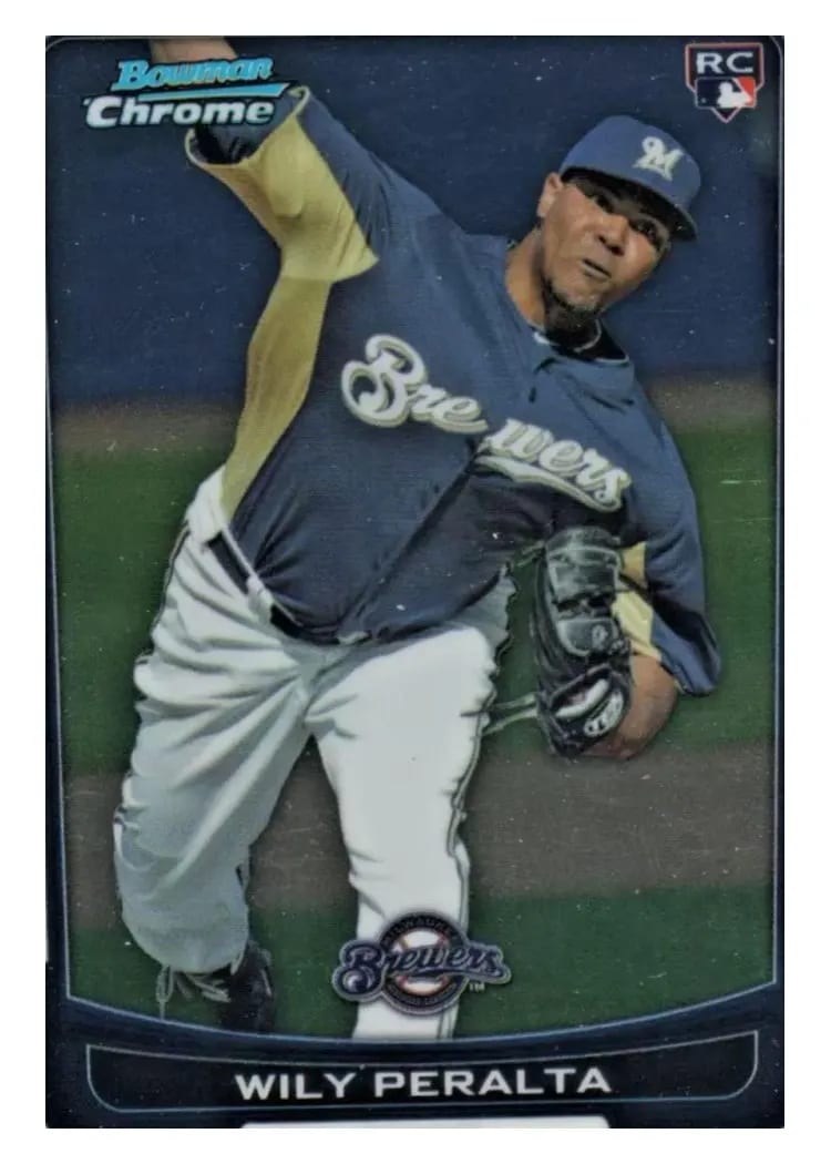 2012 Bowman Chrome Draft Wily Peralta #48 card