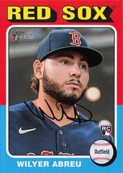 2024 Topps Heritage Base Set Wilyer Abreu #385 card