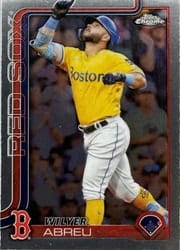 2025 Topps Chrome Update Base Set Wilyer Abreu #USC118 card