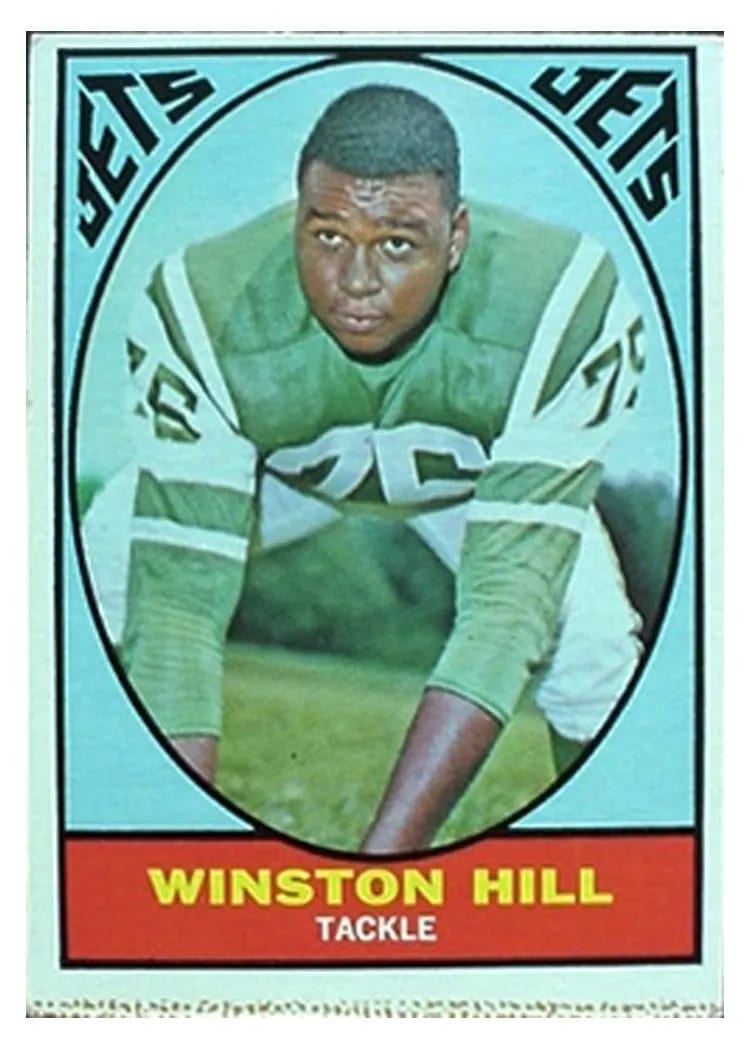 1967 Topps Milton Bradley Winston Hill #95 card