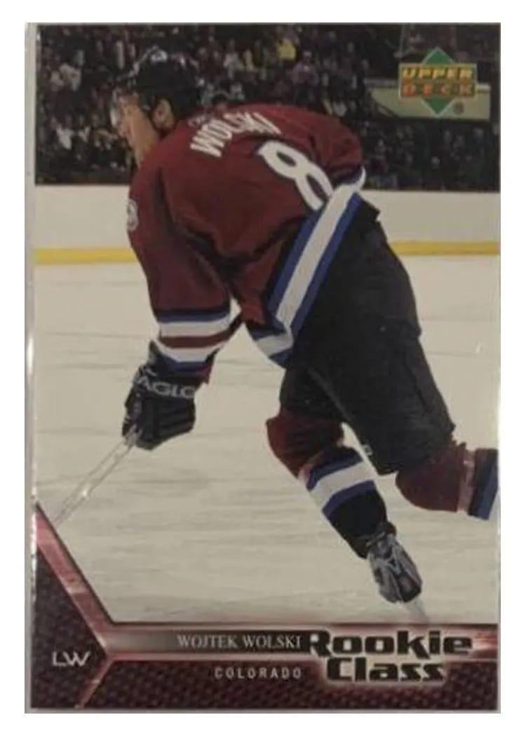 2005 Upper Deck Rookie Class Wojtek Wolski #40 card