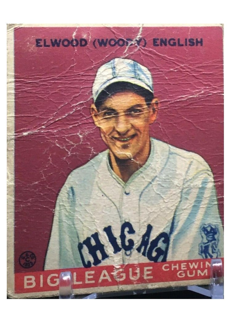1933 Goudey Woody English #135 card
