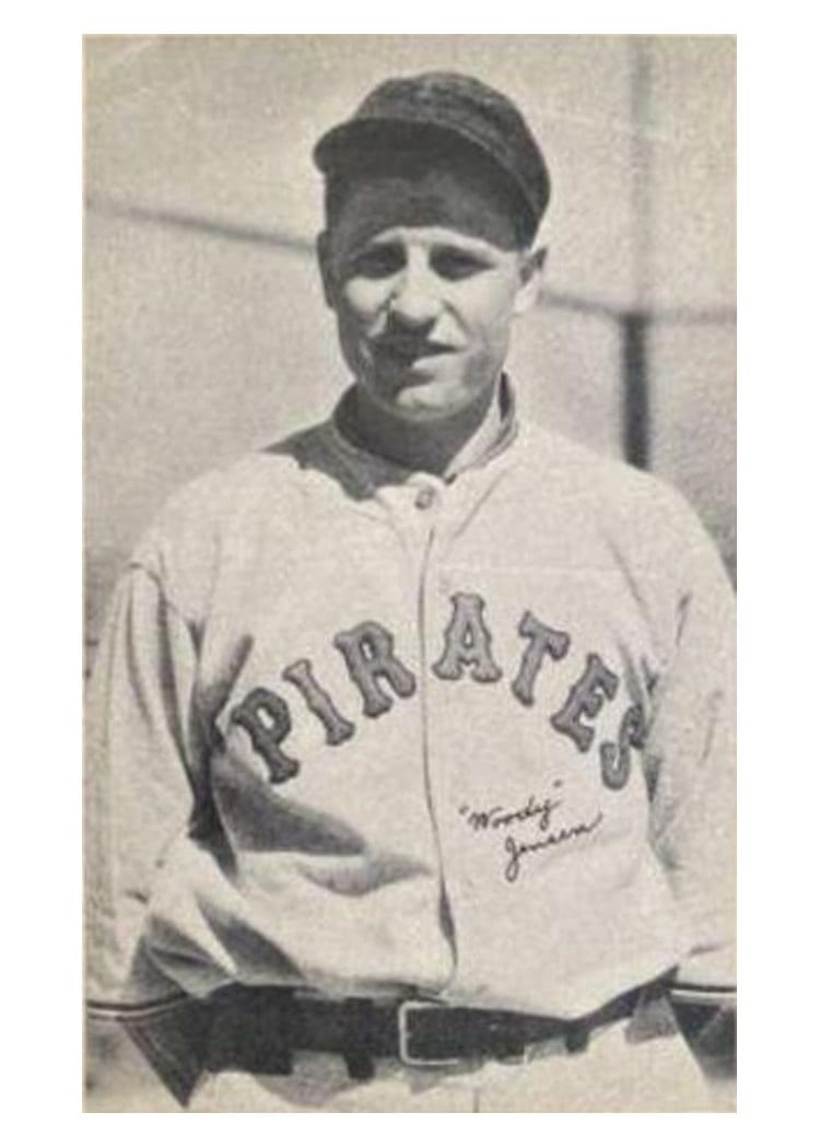 1936 National Chicle Fine Pens 'Woody' Jensen card