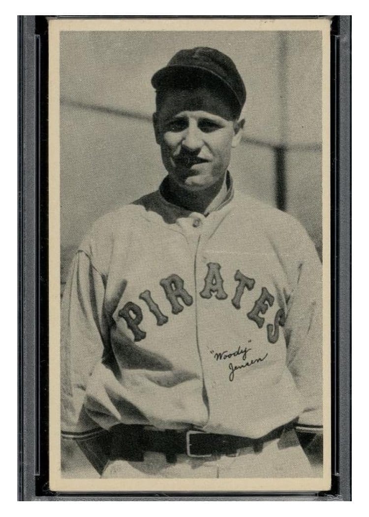 1936 National Chicle Fine Pens Woody Jenson card
