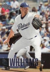 2006 Upper Deck Base Set Woody Williams #384 card