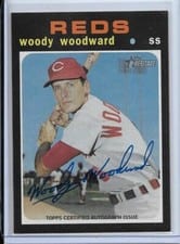 2020 Topps Heritage Real One Autographs Woody Woodward #ROA-WW card