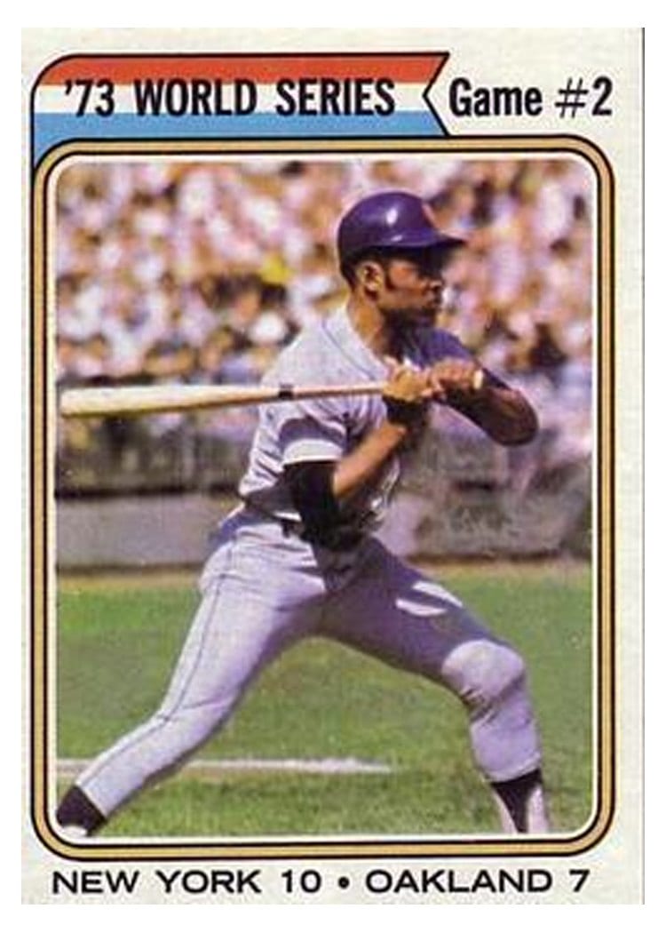 1974 Topps World Series Game 2 #473 card