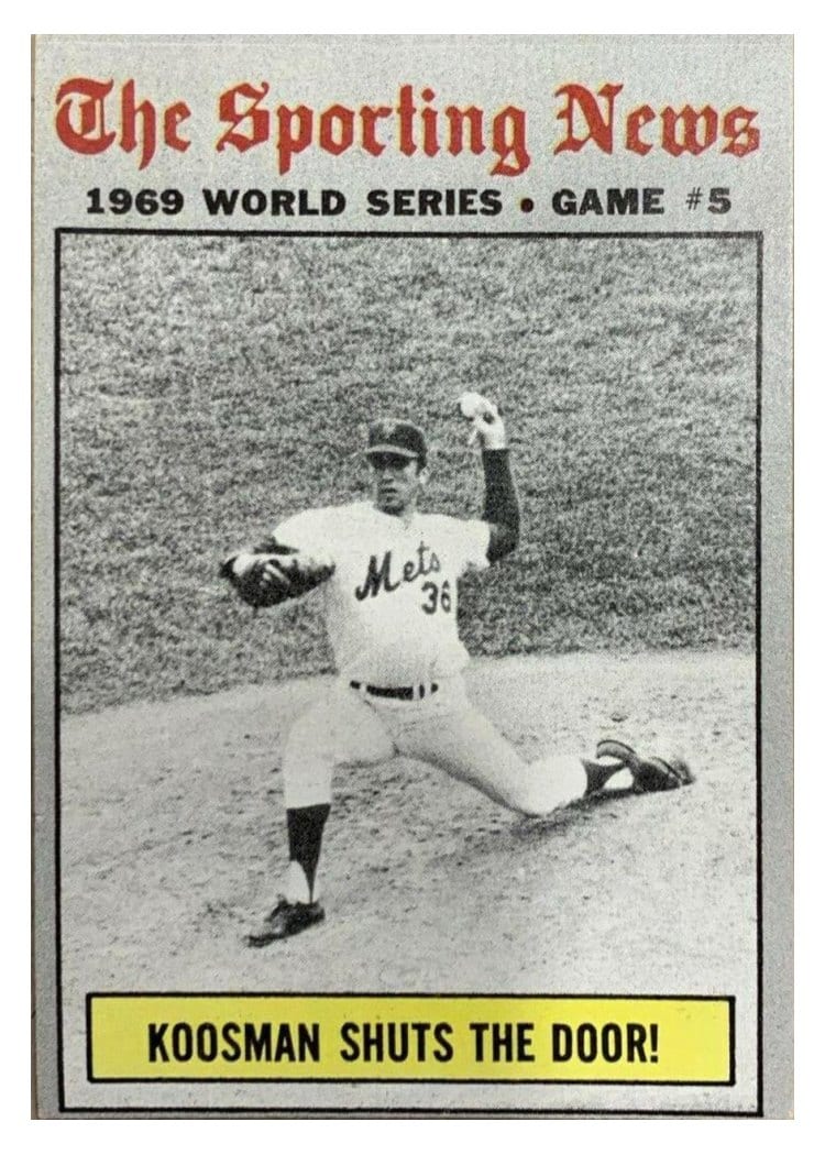 1970 Topps World Series Game 5 #309 card