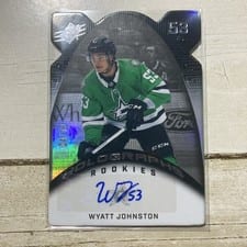 2022-23 SPx Rookie Autograph Jersey Wyatt Johnston #WJ card