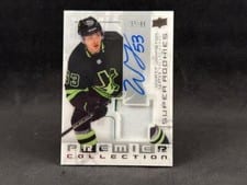 2022-23 Upper Deck Premier 2003-04 Rookie Autograph Patch Wyatt Johnston #SRR-WJ card