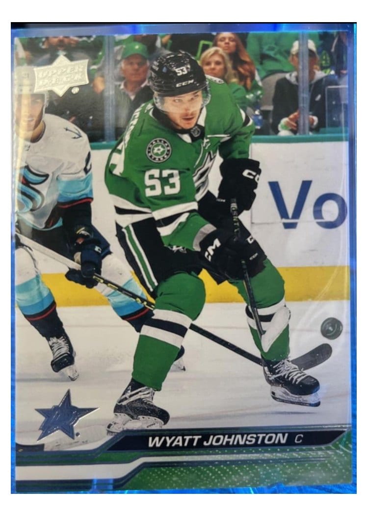 2023-24 Upper Deck Base Set Wyatt Johnston #308 card