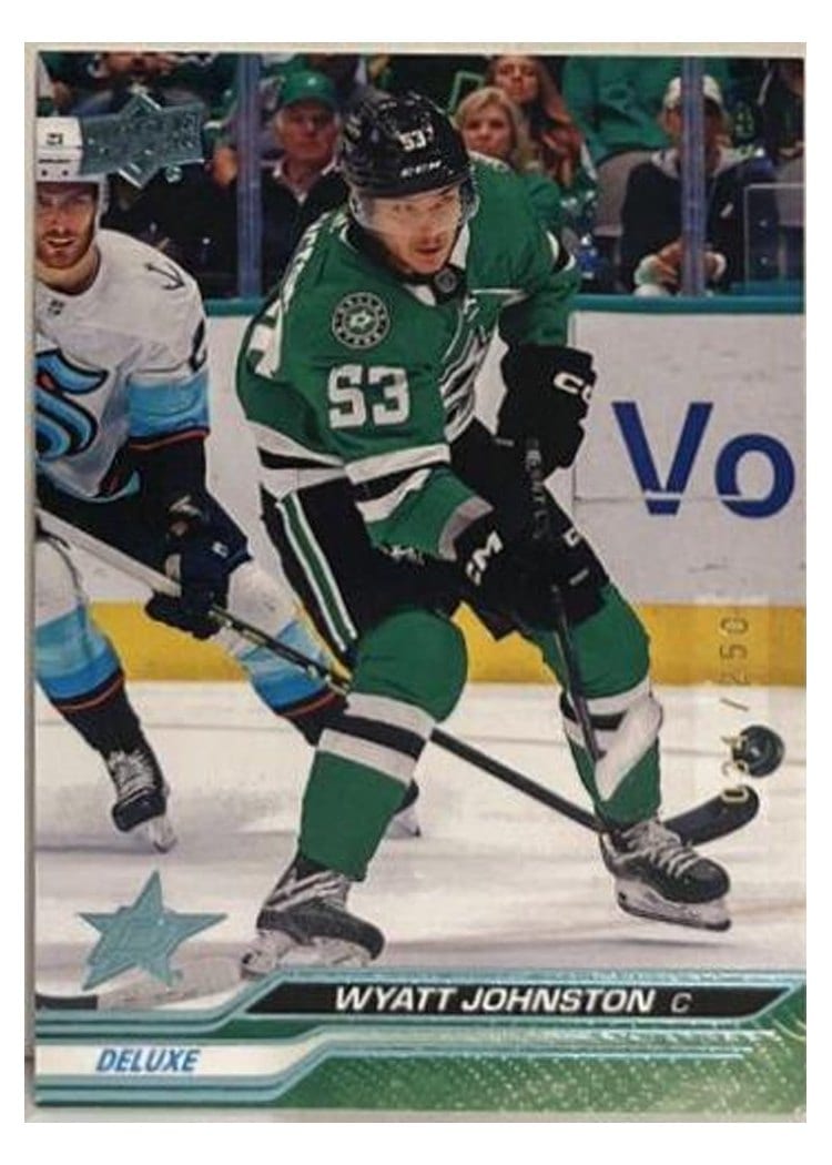 2023-24 Upper Deck Base Set Wyatt Johnston #308 card