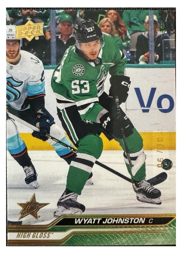 2023-24 Upper Deck Base Set Wyatt Johnston #308 card