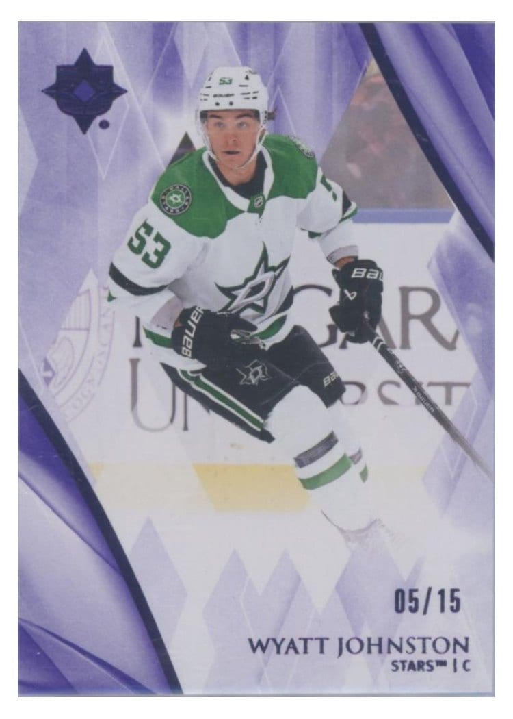 2023-24 Upper Deck Ultimate Collection Base Set Wyatt Johnston #18 card