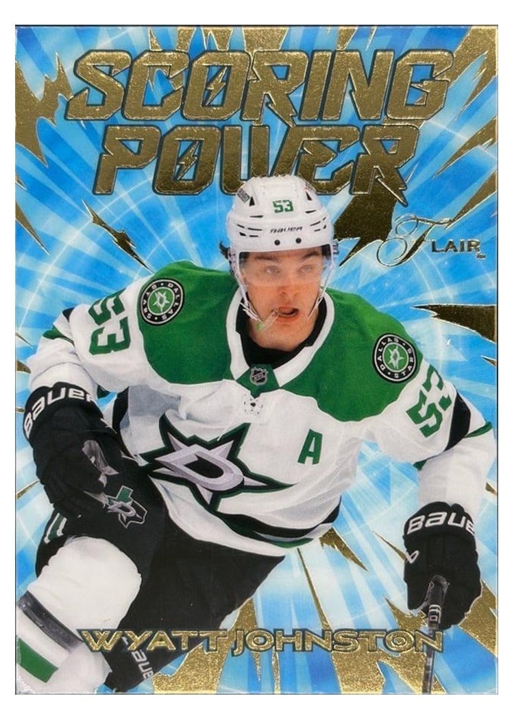 2025-26 Flair Scoring Power Wyatt Johnston #SP-10 card
