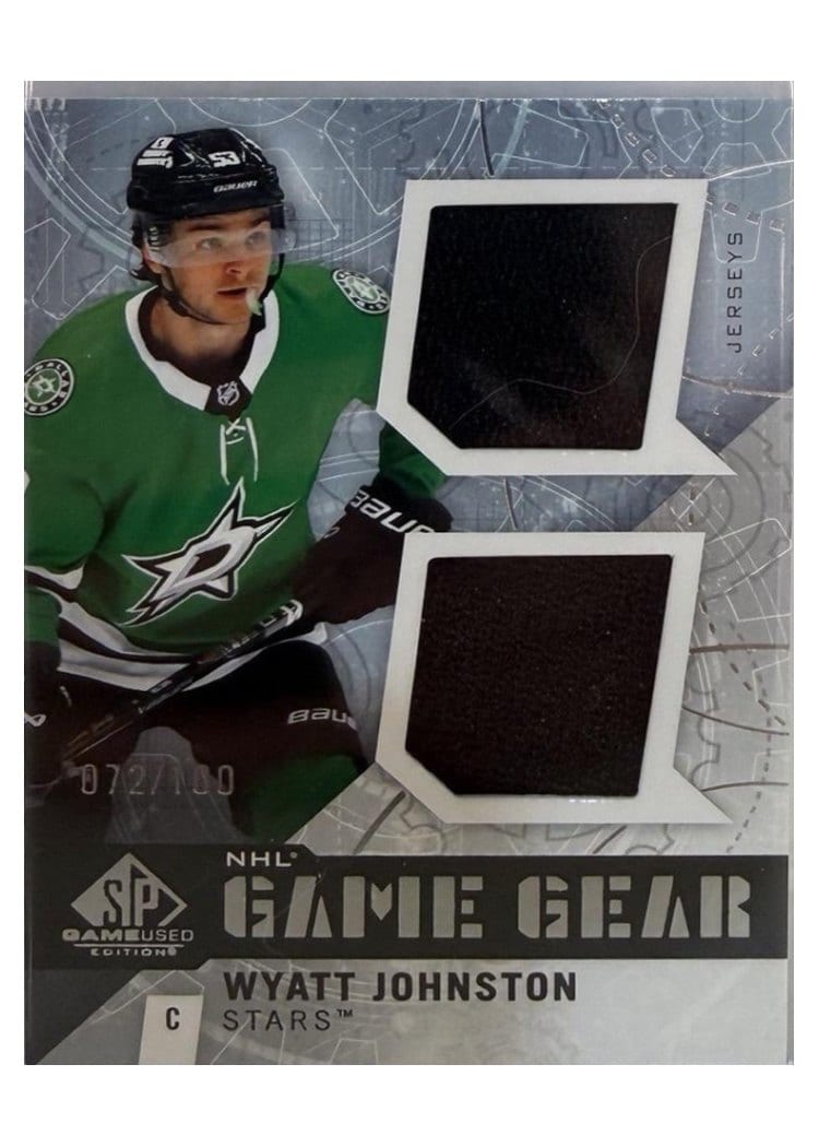 2025-26 SP Game Used Game Gear Wyatt Johnston #GG-WJ card
