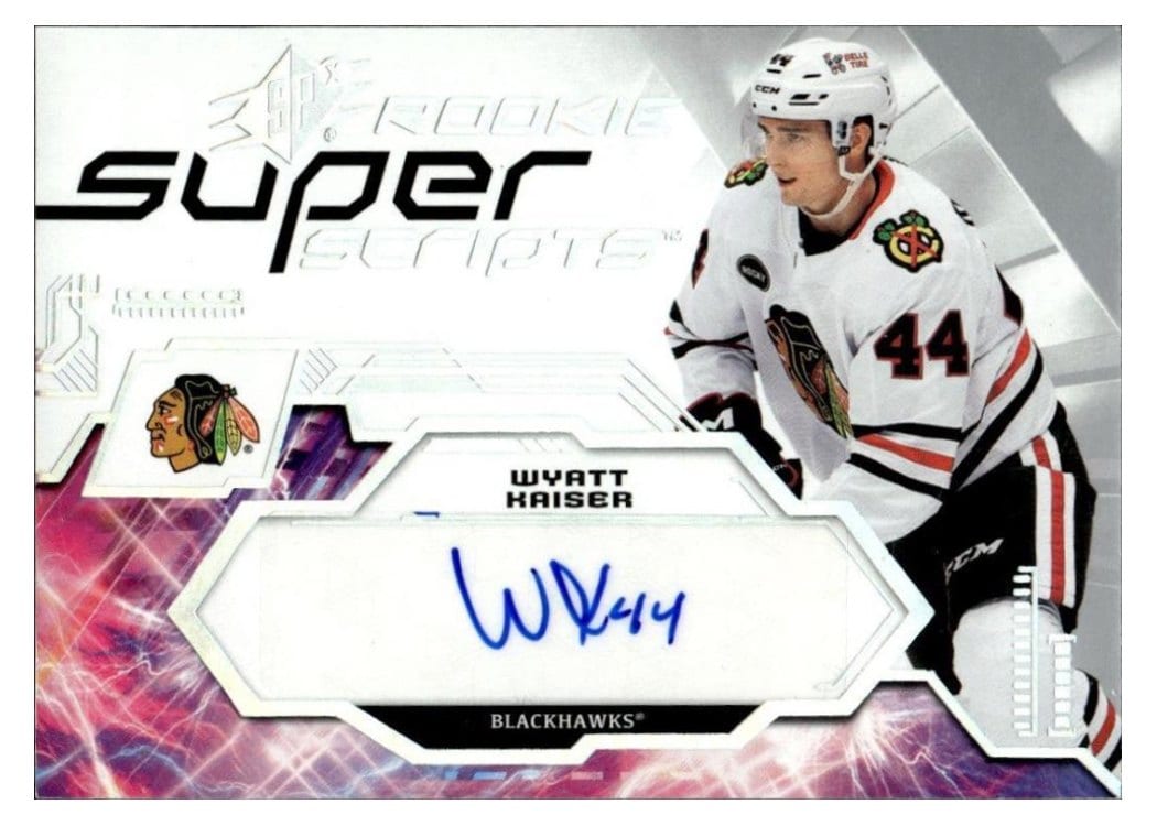 2023-24 SPx Rookie Superscripts Wyatt Kaiser #SSR-WK card