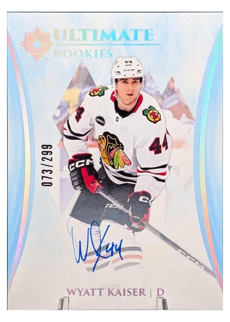 2023-24 Upper Deck Ultimate Collection Base Set Wyatt Kaiser #177 card