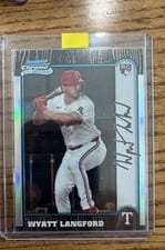 2024 Bowman Chrome 1999 Bowman Chrome 25th Anniversary Wyatt Langford #BC25-16 card