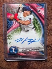 2024 Bowman's Best Best of 2024 Autographs Wyatt Langford #B24-WL